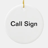 Vrolijk kerstfeest in Morse Code Xmas Ornament (Achterkant)