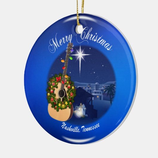 Vrolijk kerstfeest in Nashville Ornament (Links)
