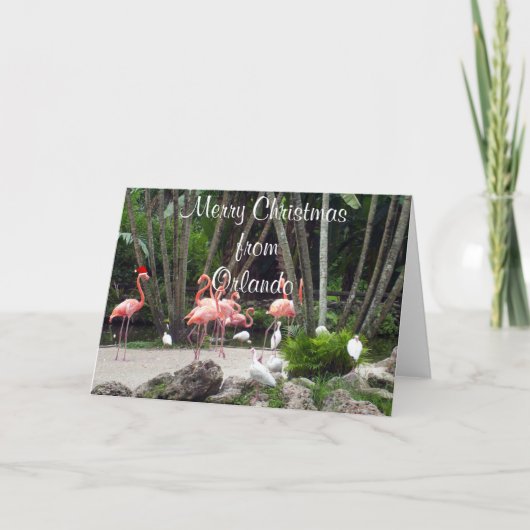 Vrolijk kerstfeest in Orlando Kaart (Voorkant)