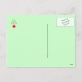 Vrolijk kerstfeest in Orlando - Roze flamingos Feestdagenkaart (Achterkant)