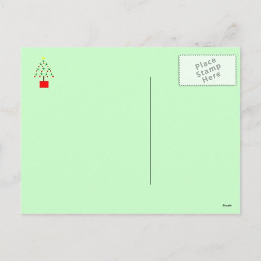 Vrolijk kerstfeest in Orlando - Roze flamingos Feestdagenkaart (Achterkant)