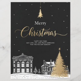 Vrolijk Kerstfeest in Papieren Blad