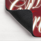 Vrolijk kerstfeest in Red Mousepad Muismat (Hoek)
