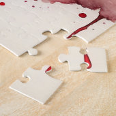 Vrolijk kerstfeest in Santa Claus Legpuzzel (Zijkant)