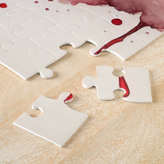 Vrolijk kerstfeest in Santa Claus Legpuzzel (Zijkant)