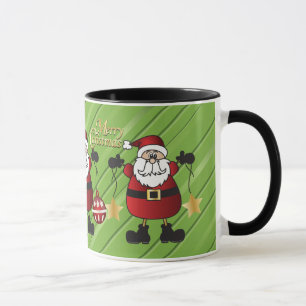 Vrolijk kerstfeest in Santa Claus Mok