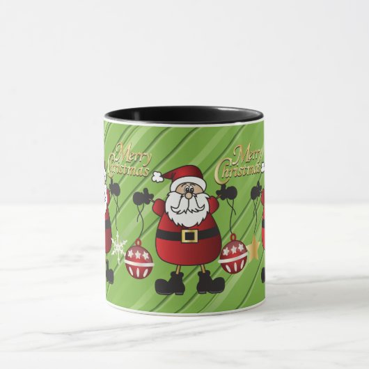 Vrolijk kerstfeest in Santa Claus Mok (Midden)