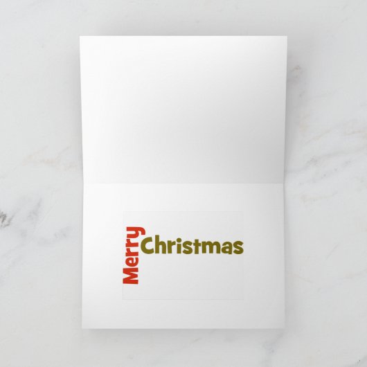 Vrolijk kerstfeest in vele talen feestdagen kaart (Binnen)