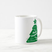 Vrolijk kerstfeest in vele talen Mok (Voorkant rechts)