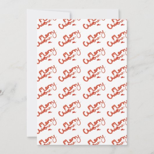 Vrolijk kerstfeest in verf Puzzle/Jigzaag Feestdagenkaart (Voorkant)