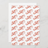 Vrolijk kerstfeest in verf Puzzle/Jigzaag Feestdagenkaart (Voorkant / Achterkant)