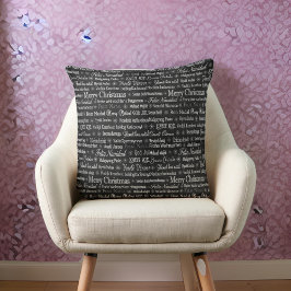 Vrolijk kerstfeest in verschillende talen kussen