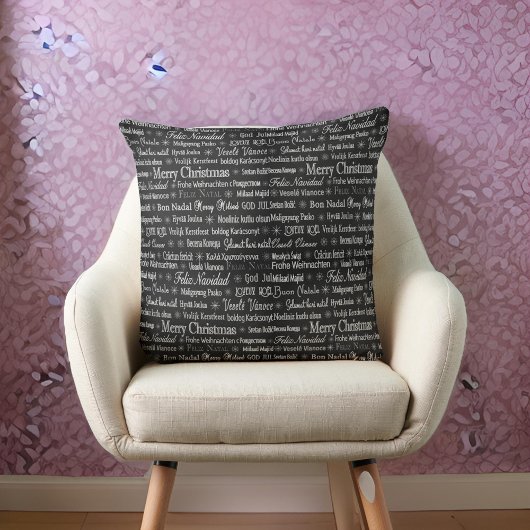 Vrolijk kerstfeest in verschillende talen kussen