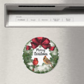 Vrolijk kerstfeest in Wreats  Magnet (Insitu (Vaatwasser))