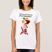 Vrolijk kerstfeest in Zimbabwe T-shirt (Voorkant)