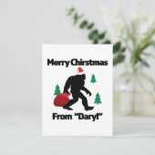 Vrolijk kerstfeest informatiekaartje (Staand voorkant)