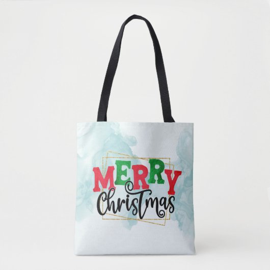 Vrolijk kerstfeest ingelijst-80716 tote bag (Voorkant)