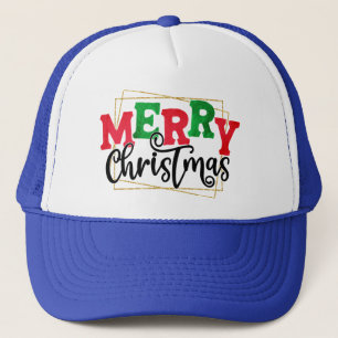 Vrolijk kerstfeest ingelijst-80716 trucker pet