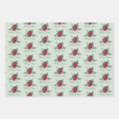 Vrolijk kerstfeest inpakpapier vel (Voorkant 2)