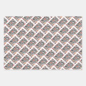 Vrolijk kerstfeest inpakpapier vel (Voorkant 2)