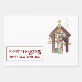 Vrolijk kerstfeest! inpakpapier vel