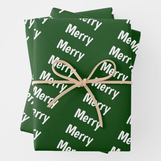 Vrolijk kerstfeest inpakpapier vel (In situ)