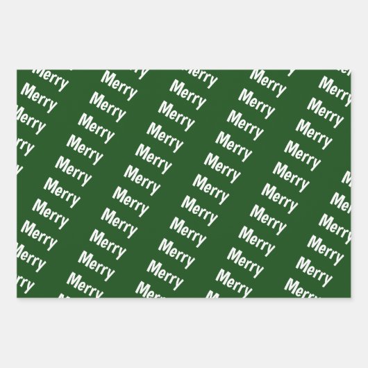 Vrolijk kerstfeest inpakpapier vel (Voorkant)