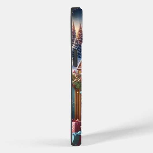 Vrolijk kerstfeest iPhone 14 stoer Hoesje (Achterkant / Rechts)