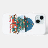 Vrolijk kerstfeest iPhone 15 Hoesje: vrolijk nieuw Case-Mate iPhone Case (Achterkant (horizontaal))