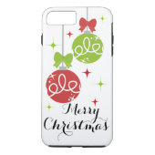 Vrolijk kerstfeest iPhone 7 Hoesje (Achterkant)