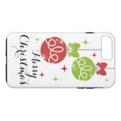 Vrolijk kerstfeest iPhone 7 Hoesje (Achterkant (Horizontaal))