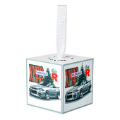 Vrolijk Kerstfeest (JDM Legends) Decoratie (Voorkant hoekig)