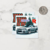 Vrolijk Kerstfeest (JDM Legends) Notitiekaartje (Voorkant / Achterkant in situ)