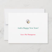 Vrolijk kerstfeest je smerige COVID-beest Feestdagenkaart (Achterkant)