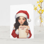 Vrolijk kerstfeest Je staat Schattige op mijn stou Kaart (Gele Bloem)