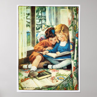 Vrolijk kerstfeest Jessica Willcox Smith Illustrat Poster