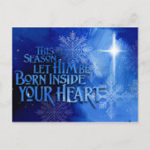 Vrolijk kerstfeest Jezus Feestdagenkaart (Voorkant)