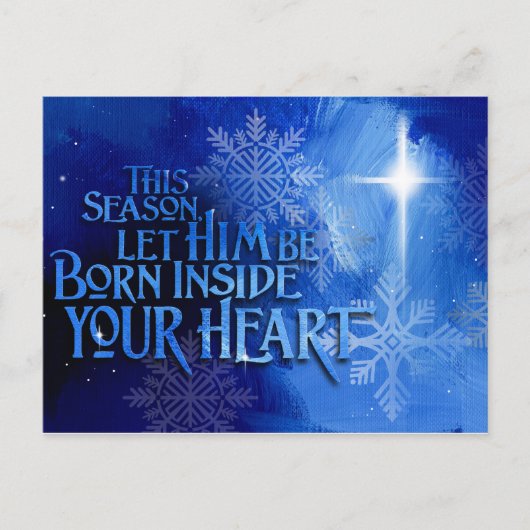 Vrolijk kerstfeest Jezus Feestdagenkaart (Voorkant)