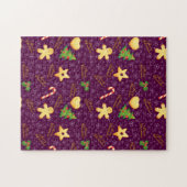 Vrolijk kerstfeest Jigzaag Puzzle Legpuzzel (Horizontaal)
