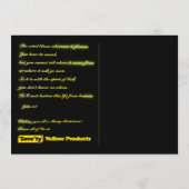 Vrolijk kerstfeest John 3:8 Bijbelverse Briefkaart (Achterkant)