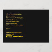 Vrolijk kerstfeest John 3:8 Bijbelverse Briefkaart (Achterkant)