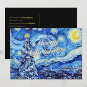 Vrolijk kerstfeest John 3:8 Bijbelverse Briefkaart (Voorkant / Achterkant)