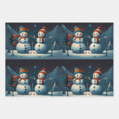 Vrolijk kerstfeest Jolly feestelijk inpakpapier Vel (Voorkant 2)