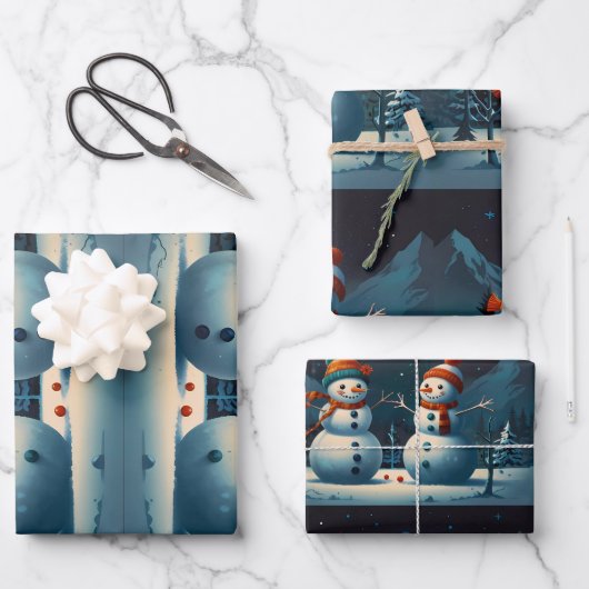 Vrolijk kerstfeest Jolly feestelijk inpakpapier Vel (Voorkant)