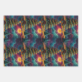 Vrolijk kerstfeest Jolly feestelijk inpakpapier Vel (Voorkant)