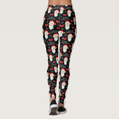 Vrolijk kerstfeest Jolly Santa Claus Leggings (Achterkant)