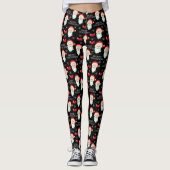 Vrolijk kerstfeest Jolly Santa Claus Leggings (Voorkant)
