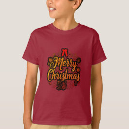 "Vrolijk kerstfeest: Jolly Santa & Feestelijke boo T-shirt