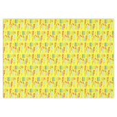 Vrolijk Kerstfeest, Joy, Seizoenen, Geel Tafelkleed (Voorkant (Horizontaal))