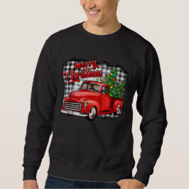 Vrolijk kerstfeest jullie Buffalo Plaid Xmas Truck Trui